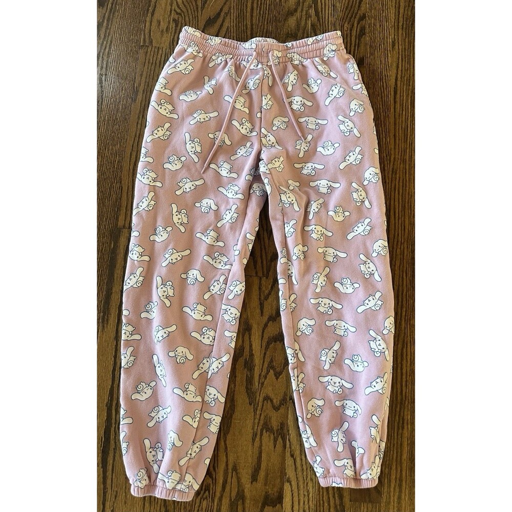 Cinnamoroll Sanrio Pink Sweatpants All Over‎ Print Size Medium Women's Jogger